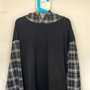 Black And White Youth Sweatshirt